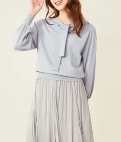 anysis ボウタイニット 大きいサイズ 2way ニット トップス 組曲