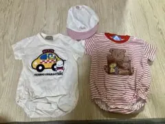 70cm半袖ロンパース　POLOキャップ　まとめ売り