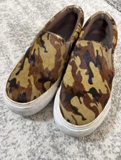 UNITED ARROWS カモフラージュ スリッポン２３cmのサムネイル