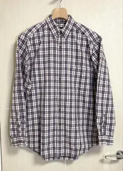 Eddie Bauer エディバウアー コットンチェックシャツ 90s ①