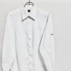 イヴサンローラン 長袖ドレスシャツ ワイシャツ シャドーストライプ メンズL相当