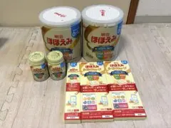 明治ほほえみ 800g缶×2,120ml缶×2,らくらくキューブ×4