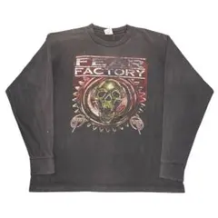 【USA製】90s FEAR FACTORY バンドT ロンT XLのサムネイル