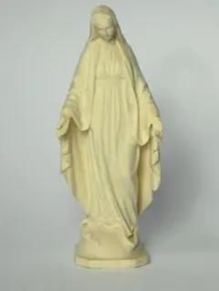 木彫り　マリア像　7cm 　カトリック　置物　メジュゴリエ　N R 1　マリア様