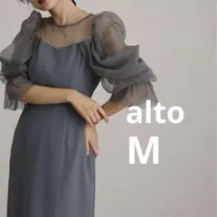 alto アトロ　オフショル　オケージョンドレス　ワンピース　Mのサムネイル