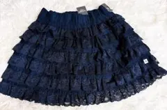 00s Abercrombie & Fitchティアードスカートy2k総レースのサムネイル