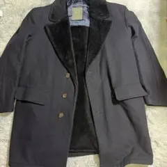 SANYO CREST コート 黒 ロングコート 防寒 レア 希少