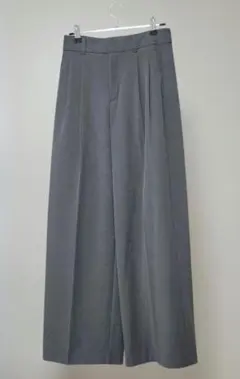 GU☆タックワイドパンツグレーM
