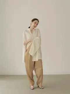 louren big crepe cardiganのサムネイル