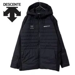 DESCENTE Move Sport 中綿入ジャケット　フード付バックロゴ L