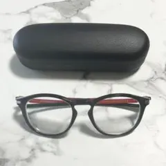 オークリー　PITCHMAN R ブラックラウンドメガネ ケース付き