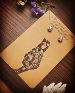 レディース　ピアス　スワロフスキダイヤ　0.5カラット　18K ピンクゴールド