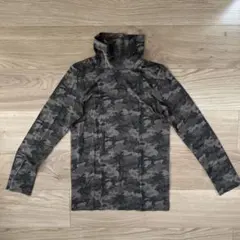 UNIQLO ヒートテック　タートルネックT（長袖）　140cm 迷彩柄