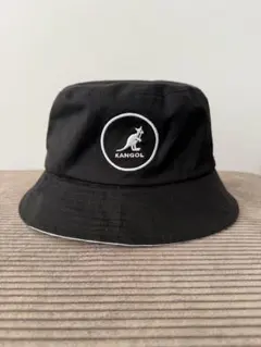 【良品】KANGOL バケットハット 黒