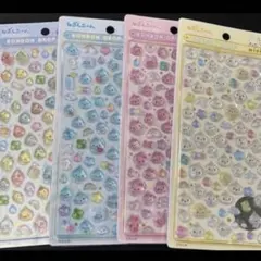 ボンボンドロップシール ミニ しずくちゃん みるみるちゃん 4種セット 2枚ずつ