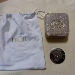 Dior クリスタル装飾 スクエア型ケース