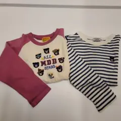 MIKIHOUSE ダブルビー 長袖カットソーセット