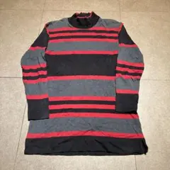 Talbots ロンt 長袖tシャツ レディース　ボーダー　コットン　赤　黒