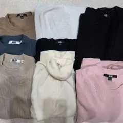 UNIQLO ニット・セーター・カーディガン【8点セット】 L まとめ売り