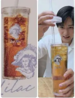 午後の紅茶　タンブラー　MY ICE TEA TUMBLER ブラック黒 目黒蓮 午後の紅茶 タンブラー | 目黒蓮くんを思う時間は幸せ☆色気と