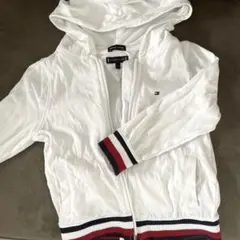 トミーヒルフィガー　パーカー　ホワイト