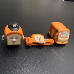 ハッピーセット パンどろぼう 第1弾 フィギュア クリップ　ほっかほっカー　3点