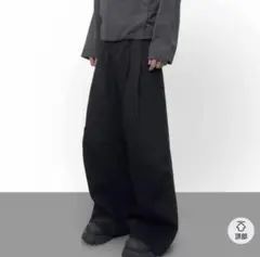 BAOVICTO ブラック 変形ワイドパンツ スラックス サイズ3 - メルカリ
