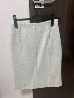 ミントグリーン ツイード タイトスカートのサムネイル