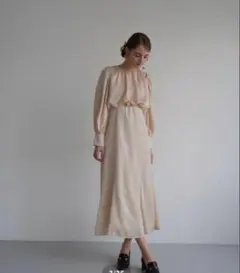 Acka.】acka サテンフレアスカートsatin flare skirt - メルカリ