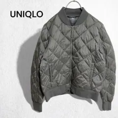 ユニクロ ウルトラライトダウンダイヤキルトリブブルゾン ジャケット アウター M