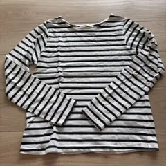 chocol raffine robe ボーダー 長袖カットソー　FREEサイズ