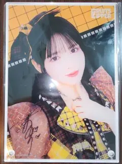 鎮西寿々歌（FRUITS ZIPPER） サイン入り写真パネル - メルカリ