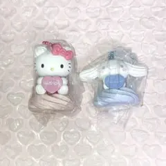 サンリオ ホイップクリームマスコット キティ シナモロール セット