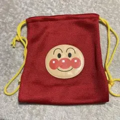 アンパンマン　メッシュ　ナップザック　リュックサック　巾着