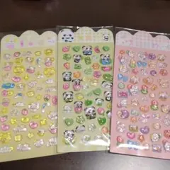 ぷくっと高クオリティ　 かわいいぷくぷくどうぶつシール　まとめ売り