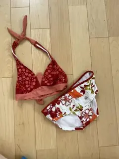 Patagonia セパレート水着 XS 赤花柄