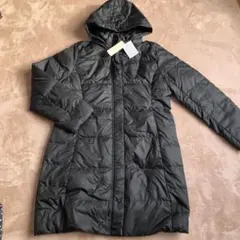 新品 レディース ダウン コート ダウンジャケットM 黒 ロングコート
