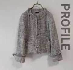 PROFILEノーカラーツイードジャケット卒園式卒業式のサムネイル