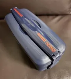 THERMOS ネイビー 2段 弁当箱 箸付き