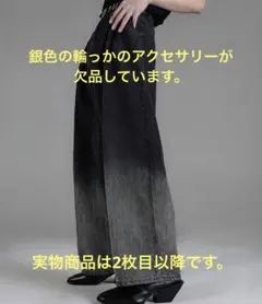 【ADRER】ヴィンテージメイクワイドテーパードデニム　ブラック系その他2のサムネイル