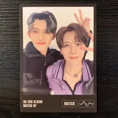 INI MATCH UP Match ver. ポラロイド風カード 田島&藤牧