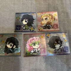 鬼滅の刃　ウエハースシール　5枚セット