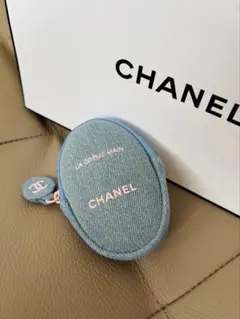 美品　CHANEL シャネル ラクレームマン デニム　限定デニムポーチのみのサムネイル