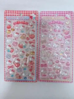 【正規品】ハローキティ ボンボンドロップシール 2枚セット