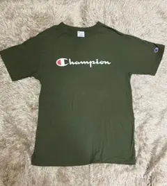 チャンピオン champion Lサイズ カーキー グリーン 半袖