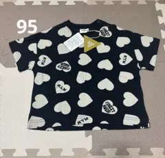 マイリトルワンダー ハート柄Tシャツ 95 バースデイ