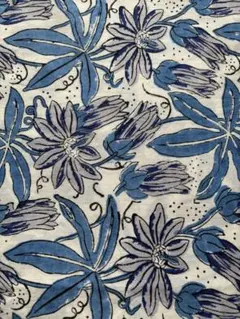 インド綿.ブロックプリント50×110cm(HB2901)