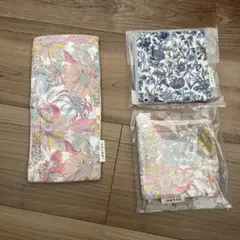 Squee！花柄タオルハンカチ 3枚セット