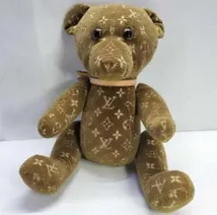 【美品】グッチGGキャンバス テディベア2体セット！ウェルカムベアインテリアに♪ 美品】グッチGGキャンバス テディベア2体セット！ウェルカムベア