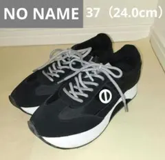 NO NAME FLEX 37 スニーカー 厚底 23.5 フレックス 黒 - メルカリ
